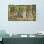 Pergola met wijndruiven (wijngaard) spandoek (Beurs)