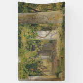 Pergola met wijndruiven (wijngaard) spandoek (Verticaal)