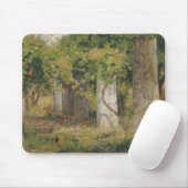 Pergola met wijnstokken (wijnlandschap) muismat (Met muis)