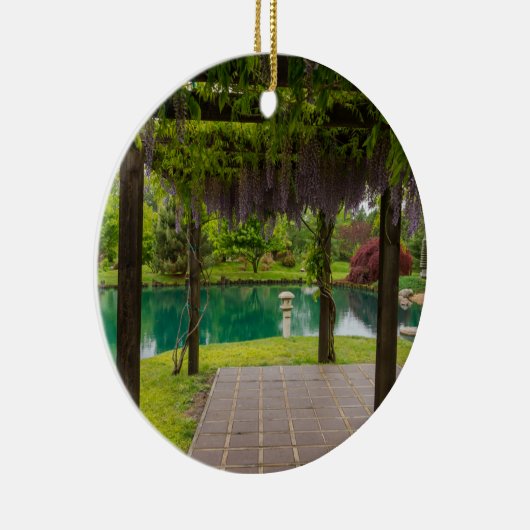 Pergola of Wisteria Keramisch Ornament (Rechts)