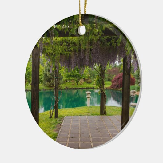 Pergola of Wisteria Keramisch Ornament (Links)