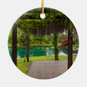 Pergola of Wisteria Keramisch Ornament (Achterkant)