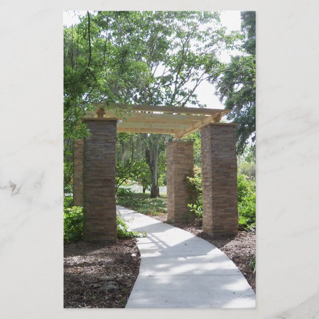 pergola op pad (Voorkant)