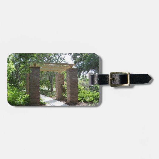 pergola op pad bagagelabel (Voorkant horizontaal)