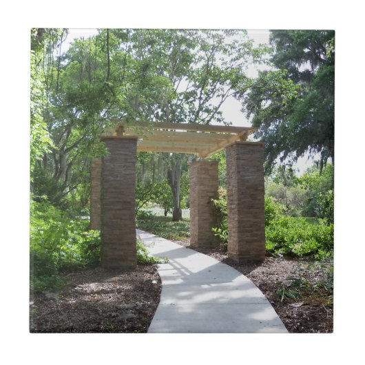 pergola op pad tegeltje (Voorkant)