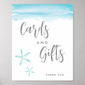 Pergolven en zeesterren Cadeaus en Kaarten Poster (Voorkant)