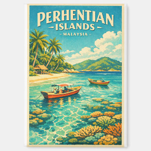 Perhentian-eilanden, Maleisië, in een levendig Magneet