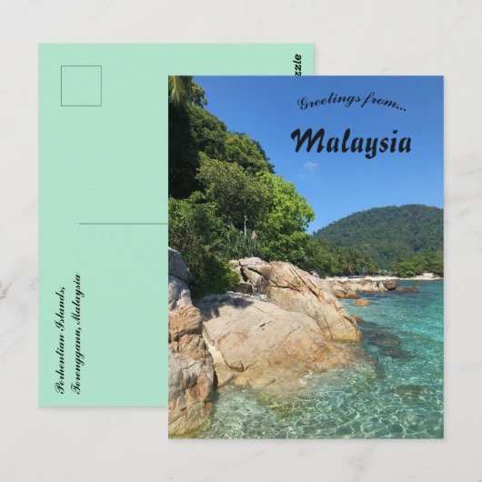Perhentian Islands Terengganu Maleisië Briefkaart (Voorkant / Achterkant)