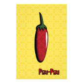 Peri-Peri Chili Pepper Art Print Foto Afdruk (Voorkant)