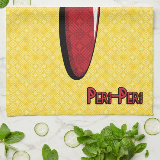 Peri-Peri Chili Pepper Kitchen Towel Theedoek (Gevouwen)