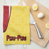 Peri-Peri Chili Pepper Kitchen Towel Theedoek (Quarter Fold)