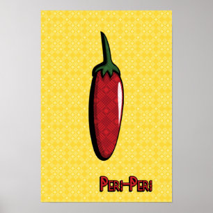 Peri-Peri Chili Pepper Poster