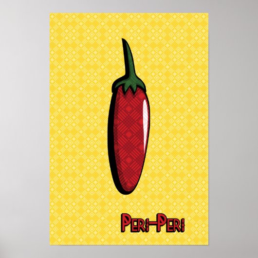 Peri-Peri Chili Pepper Poster (Voorkant)