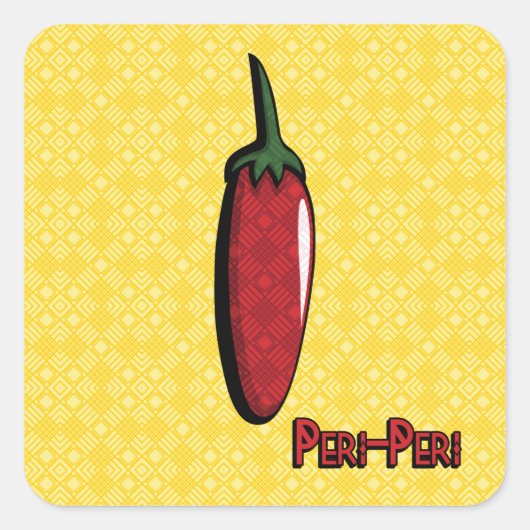 Peri-Peri Chili Pepper Sticker (Voorkant)