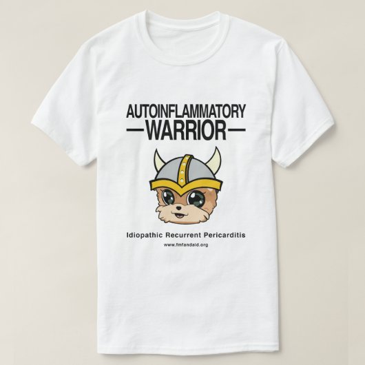 Pericarditis Warrior T-shirt (Design voorkant)