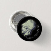 Pericles Portrait Ronde Button 3,2 Cm (Voorkant /achterkant)