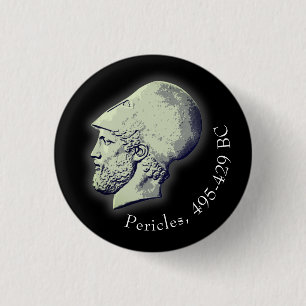 Pericles Portrait Ronde Button 3,2 Cm