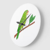 Perico verde del trópico grote klok (Hoek)