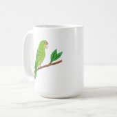 Perico verde del trópico koffiemok (Voorkant links)