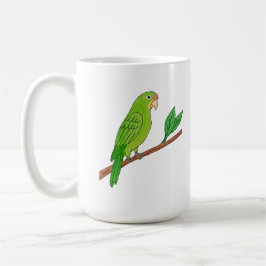 Perico verde del trópico koffiemok