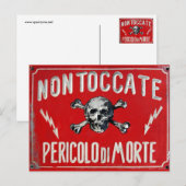 Pericolo di Morte Briefkaart (Voorkant / Achterkant)