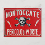 Pericolo di Morte Briefkaart (Voorkant)