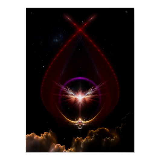 Peridin Fractal Art Perfect Poster (Voorkant)