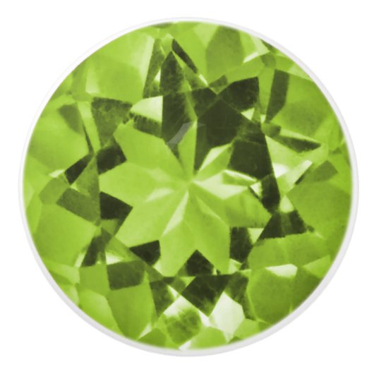 Peridoot-illusie Keramische Knop (Voorkant)