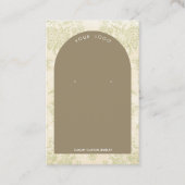  Peridot Arch Earring Display Visitekaartje (Voorkant)