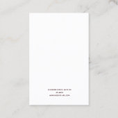 Peridot Arch Earring Display Visitekaartje (Achterkant)