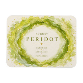 Peridot Augustus Geboortesteen Flexi Magneet
