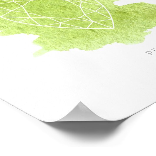 Peridot Birthstone August Poster (Hoek)