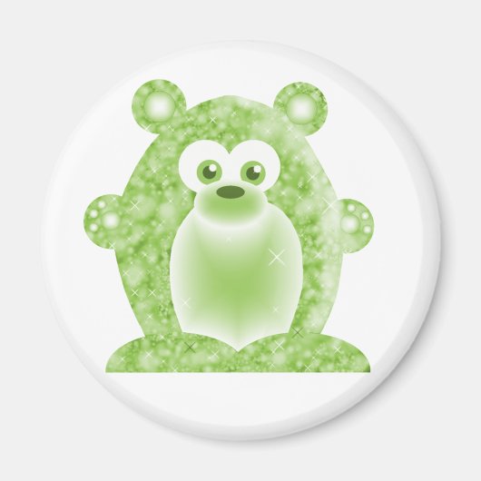 Peridot Birthstone Beer Magneet (Voorkant)