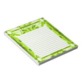 Peridot Edelsteen gevoerd gepersonaliseerd Notitieblok (Schuin)