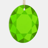 Peridot edelsteen / juweel grafisch Afbeelding Keramisch Ornament (Rechts)