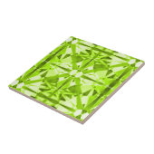 Peridot edelsteen tegeltje (Zijkant)