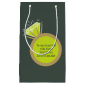 Peridot Eerste bruiloft Jubileum 1 jaar gunst Klein Cadeauzakje (Voorkant)