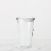 Peridot en parels acryl drinkbeker (Rechts)