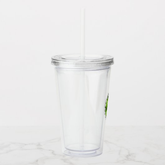 Peridot en parels acryl drinkbeker (Rechts)