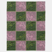 Peridot en Roos Kwartz Dragons Fleece Deken (Voorkant)