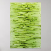 Peridot Green Abstract Poster (Voorkant)