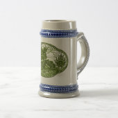 Peridot Green Dragon Medallion Bierpul (Voorkant rechts)