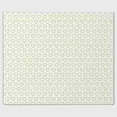 Peridot hart edelsteen groene lijn art patroon wra cadeaupapier (Vlak)