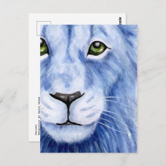 Peridot - Lion Briefkaart (Voorkant / Achterkant)