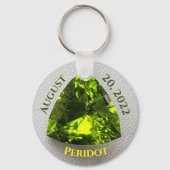 Peridot Trillion Sleutelhanger (Voorkant)