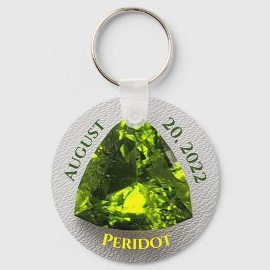 Peridot Trillion Sleutelhanger (Voorkant)
