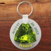 Peridot Trillion Sleutelhanger (Voorkant)