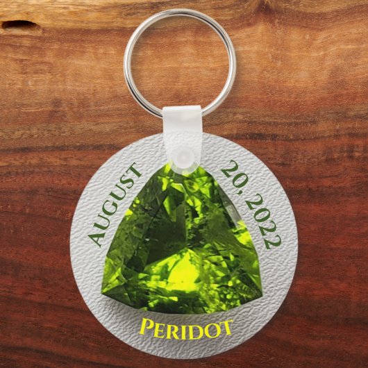Peridot Trillion Sleutelhanger (Voorkant)