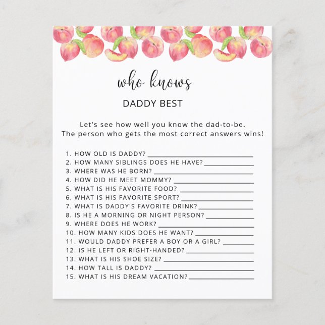 Perieken die DADDY het best kennen (Voorkant)