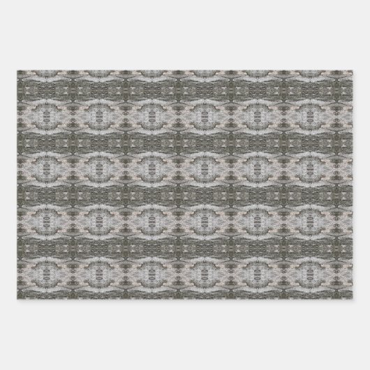 Peril Tree Bark Patterned Inpakpapier Vel (Voorkant 2)